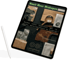 Nooit Meer Miskopen e-book op iPad