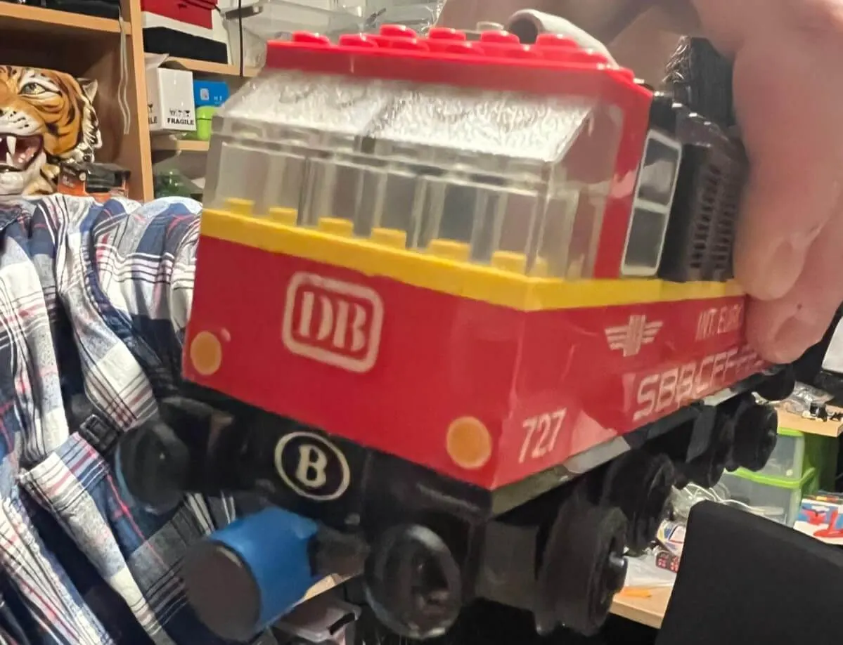 LEGO treintje met originele stickers